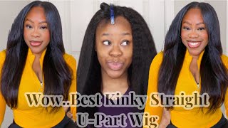 No Glue  No Lace‼️ | Under $200 Best Kinky Straight Upart Wig Ft Nadula Hair