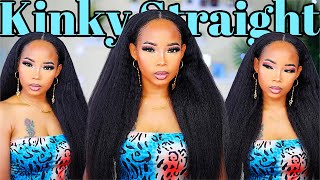 Kinky Straight U Part Wig Install Ft. Beauty Forever Hair