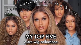 My Top Five Outre Synthetic Wig Collections! | Courtney Jinean