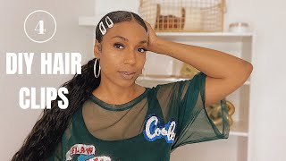 Diy Hair Clips| How To Make Your Own Hair Clips!!!