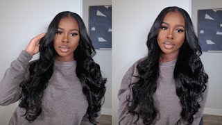 Step By Step Undectable V-Part Wig Install Tutorial Ft.Unice Hair