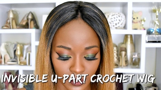 Invisible U-Part : No Added Hair "Crochet" Method : $40 Ombre Wig