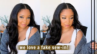 Keeping It Natural  | Super Affordable U-Part Body Wave Wig / Easy Installation ! | Unice