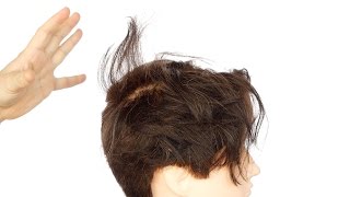 How To Tame A Hair Cowlick Or Swirl - Thesalonguy