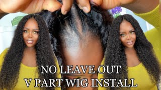 Tutorial : Easy V Part Wig Install + Style | No Leave Out Needed | Ft. Donmily Hair