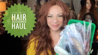 Take Wig Styling To The Next Level!! Synthetic Hair Accessories Haul | See What I Have To Use!