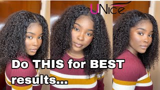 18 Inch Kinky Curly Upart Wig | Unice Hair