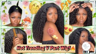 Super Flat V Part Wig Install | Beginner Friendly Leaveout Hairstyle Ft. #Ulahair