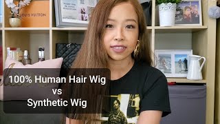 100% Human Hair Wig Vs Synthetic Wig (Hairvivi.Com) Review & $30 Coupon