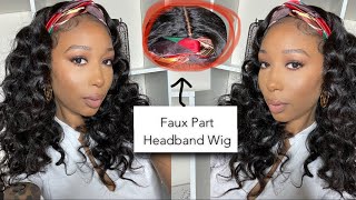 New Faux Part Headband Wig| Ft. Myfirstwig
