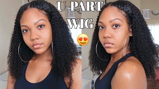 How To Install Curly U-Part Wig (Detailed) No Sewing ! 2020 Easy & Quick Hair Tutorial 丨Niawigs