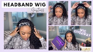 How To Install And Style A Headband Wig | Affordable | +Giveaway | Ft. Luvme Hair | Juanita Beauty