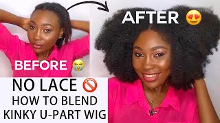 How I Install My U-Part Wig || Natural Hair Routine Under Wigs For Hair Growth