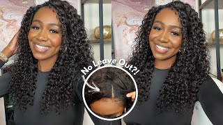 Curly Thin-Part Wig Review: How To Wear A Thin Leave-Out Using A No Weft U-Part Wig | Allaboutash