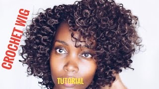 Crochet Wig Tutorial Using Diy Wand Curls | Hair Tutorial | African Youtuber Botswana