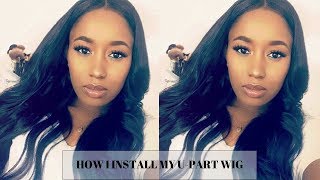 How I Install My Upart Wig Without Removing At Nights Feat. Klaiyi Hair