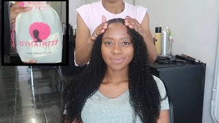 Fast And Easy Protective Style!  Afro Kinky Curly U-Part Wig /Dyhair777