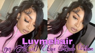 Watch Me Install And Style This Hd Body Wave Wig Ft Luvmehair | Assalaxx