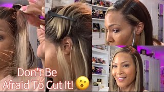 Install Your Frontal Wig Right! Cut Lace Off The Ear Area!T Part Wig From Royalme