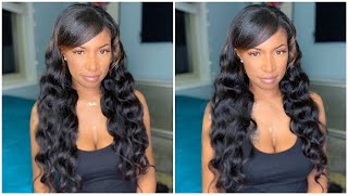 The Most Natural Body Wave Upart Wig With Leave Out | 22 Inch Human Hair Wig |  Asteria Hair