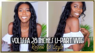 Pocahontas Vibes! How To Style 28 Inch U-Part Wig Ft Yolissa Hair | Simply Subrena
