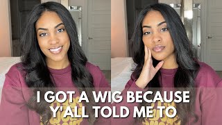 My First V-Part Wig | Unice Hair | Wig Install