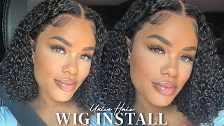 How To: Natural Curly Wig Install | Unice Hair X Arnell Armon