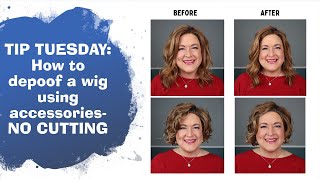 Wig Too Poofy?? Depoof Quickly & Easily With A Few Accessories | No Thinning Required! Tip Tuesday