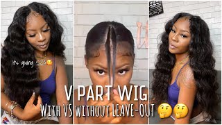 Scalp?? Easiest 1-Min Install V Part Wig! Leave Out/ No Leave Out, What’S Better? Beautyforever Hair