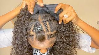 How To Apply A Upart Wig With Leave-Out