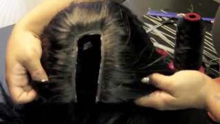 The No Sew U Part Wig Hot Glue Gun Method