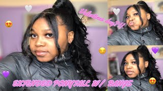 Extended Ponytail W/ Bangs!!| Nayy Lv