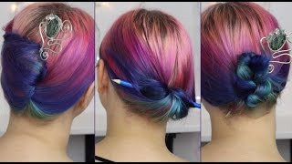 3 Ways To Put Up Your Hair With A (Hair/ Chop) Stick!