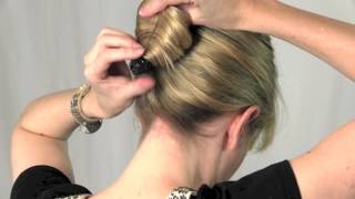 Create A French Roll With The Scunci French Twist Clip