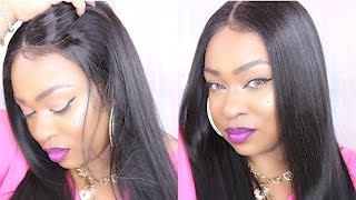 How To Style Affordable Virgin Brazilian 360 Lace Wigs | Omgqueen.Com