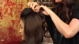 How To Pin Your Bangs Back & Make A Little Poof : Mane Street