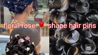 Floral Rose  Shape Hair Pins For  Hope You All Like