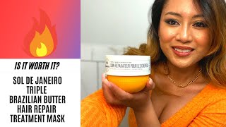 Deep Conditioner | Sol De Janeiro Triple Brazilian Butter Hair Mask Demo And Review