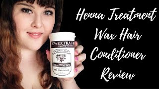 Henna Treatment Wax Hair Conditioner Review