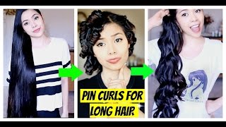 No Heat Pin Curls Tested On Extra Long Hair- Does It Work? My Honest Opinion About It