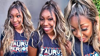 13X2 Pre Styled Updo Wig Tutorial Synthetic Wig Bobbi Boss 360 Mlf419 Hazel | Wigtypes Ft @Carrie M