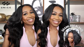 Best Body Wave U-Part Wig! | Unice U-Part Wig | Seamless Blend | Relaxed Hair | Allaboutash