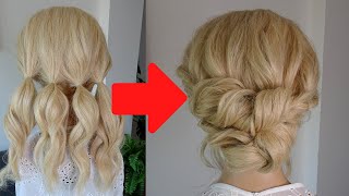 How To Do An Easy Low Messy Bun Updo