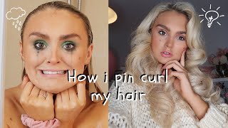 How I Pin Curl My Hair / In-Depth Tutorial