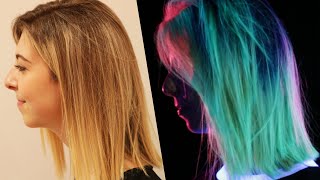 Women Get Glow-In-The-Dark Hair
