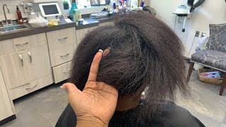 Natural Hair Conditioner And Silk Press