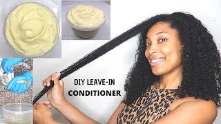My Homemade Hair Growth Leave In Conditioner Recipe | Diy