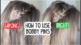 How To Use Bobby Pins! Best Bobby Pins & How To Use Them!