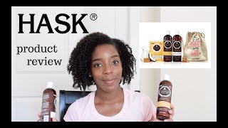 Hask Coconut Milk & Organic Honey Curl Care Shampoo & Conditioner Product Review| Natural Hair