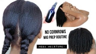 *No Cornrows* Natural Hair Wig Prep Routine *Start ➭ Finish* Hairvivi $60 Off Black Friday Sale!